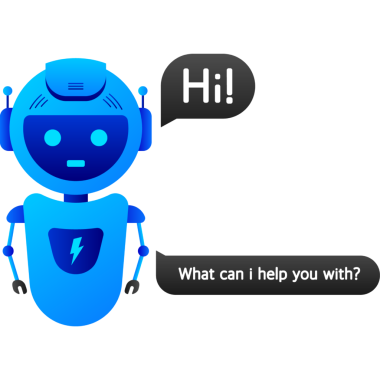 Chatbot simgesi konsepti, sohbet robotu ya da geveze robot. Web sitesinin ya da mobil uygulamaların robot sanal yardımı. resimleme.