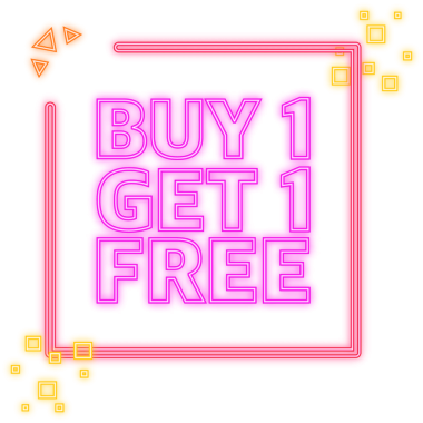 1 Al 1 Bedava, bayrak tasarım şablonu, uygulama simgesi, illüstrasyon.