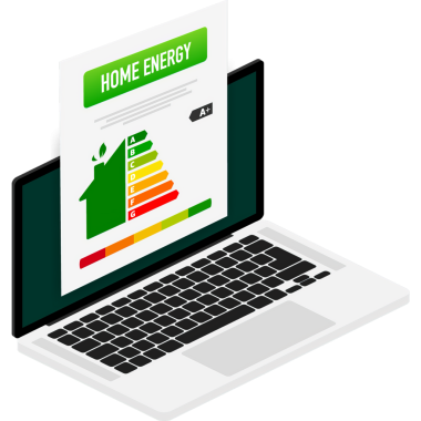 Düz ev enerjisi. Akıllı ev. Geleceğin teknolojisi. Logo illüstrasyonu. İnternet teknolojisi. simge.