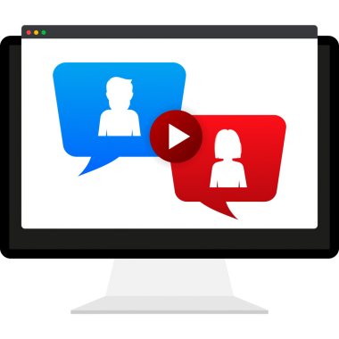 Canlı sohbet görüntülü ikon. Isome illüstrasyon. Düzenlenebilir felç. Çevrimiçi video.