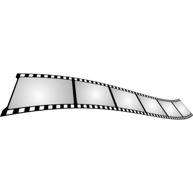 Film kaseti çizimi. Sinema posteri konsepti. Sinema için pankart tasarımı