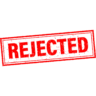 Afiş tasarımı için reddedildi. Klasik vektör çizimi. Sembol, logo illüstrasyonu