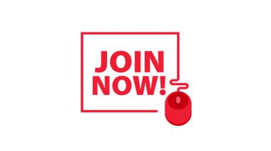 Çeşitli projelere kolay entegrasyon için beyaz ve yeşil ekran arkaplanlarında sunulan fare tıklamasıyla animasyonlu birleşim şimdi düğmesi