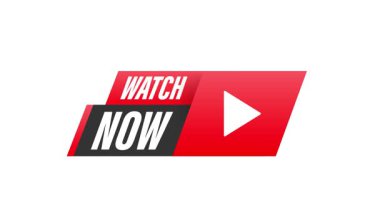 Şimdi bir sonraki projeniz için beyaz ve yeşil ekran arkaplanında izole edilmiş bir çalma sembolü olan kırmızı düğmeyi izleyin