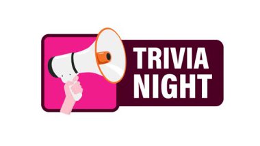 Beyaz ve yeşil ekran arka planında izole edilmiş ıvır zıvır gece işareti olan megafonla el ele tutuşmak