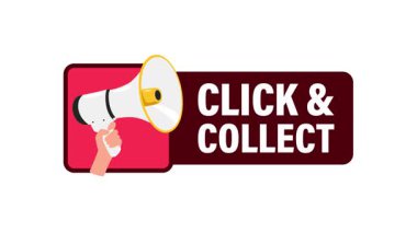 Beyaz ve yeşil ekran arka planında izole edilmiş megafonla reklam mesajını tıklayın ve toplayın