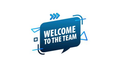 Alfa kanalı ve yeşil ekranlı ekip mesajına hoş geldiniz.