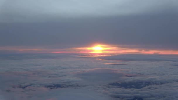 Небо Над Норвегією Рейсі Осло Тромсе Взимку — стокове відео