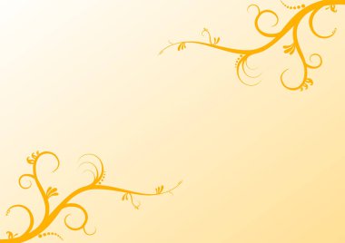 soyut turuncu pankart