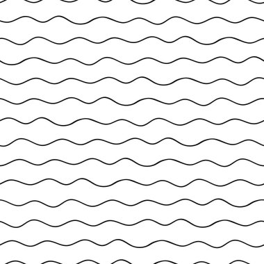 seamless dalgalı modeli. vektör çizim