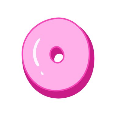 Kabarcık şeklinde parlak pembe 