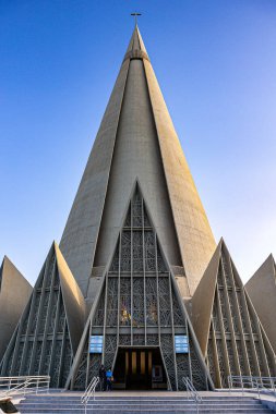 Maringa Katedrali, Brezilya 'nın güney bölgesinde Paran' ın kuzey bölgesinde bulunan şehrin kartpostalı..