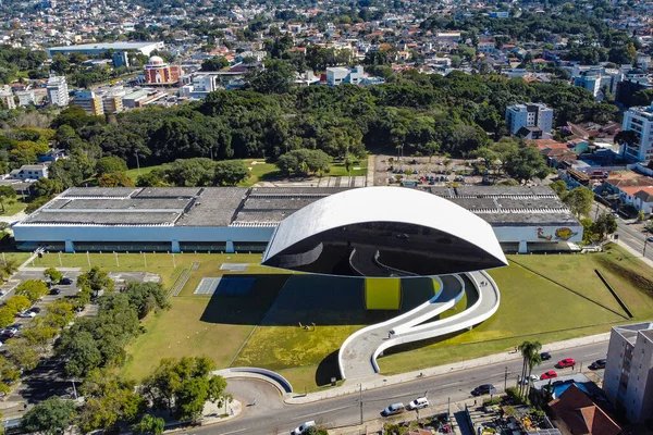 Museu Oscar Niemeyer Mon Επίσης Γνωστή Museu Olho Που Βρίσκεται — Φωτογραφία Αρχείου