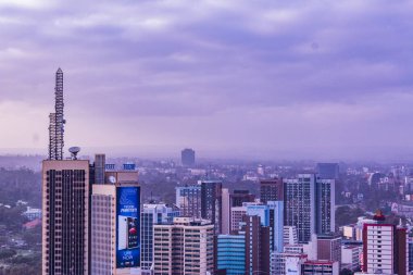 Nairobi City county Kenya capital skyline skyscrapers cityscapes landscapes clipart