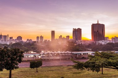 Brezilya, Sao Paulo şehrinin manzarası.