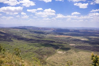 Çöldeki dağların manzarası