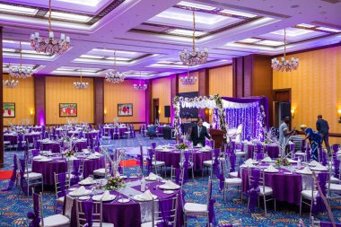 Düğün salonunun içi.