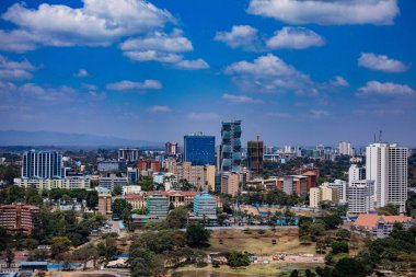 Kenya, Afrika 'nın başkentinin havadan görünüşü