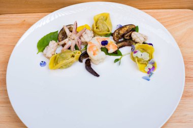 Lezzetli yiyeceklerin yakın görüntüsü