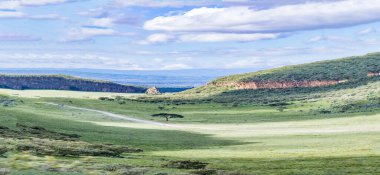 Dağların güzel manzarası