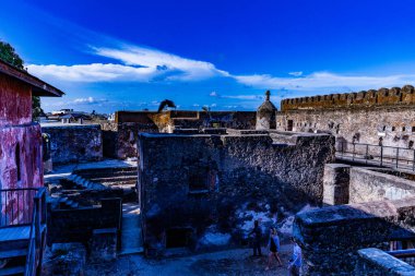 Eski şehrin harabeleri.