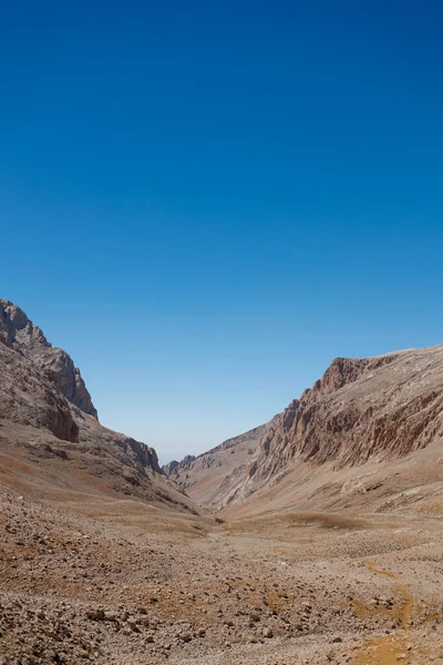 Aladaglar Nationalpark Bewölkte Berglandschaft Gletscherberge Hügel Transmountain Reisen Trekking Aladaghlar — Stockfoto