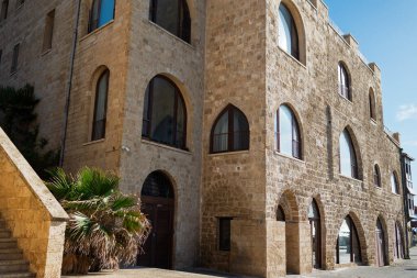 Jaffa tarihi binaları olan popüler bir turistik yerdir. Eski şehir Jaffa, Tel Aviv - İsrail