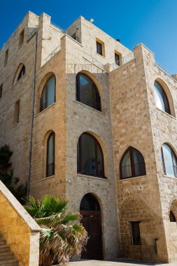 Jaffa tarihi binaları olan popüler bir turistik yerdir. Eski şehir Jaffa, Tel Aviv - İsrail