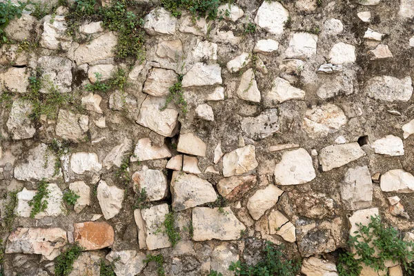 Fondo Con Fragmento Muro Antigua Ciudad Jerusalén — Foto de Stock