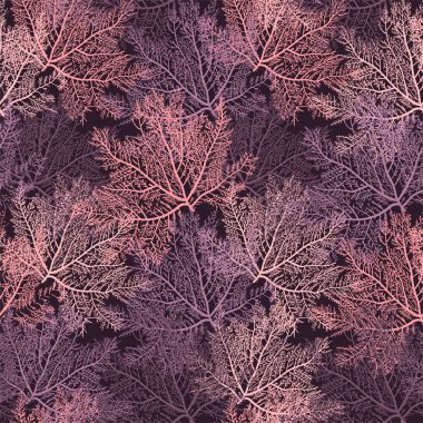 Gelidium veya Chaetangium algleri, vektörsüz desen