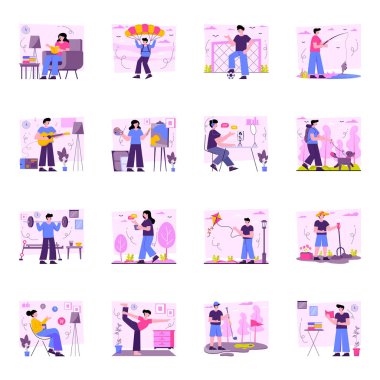 Hobi Paketi Düz Çizimler 