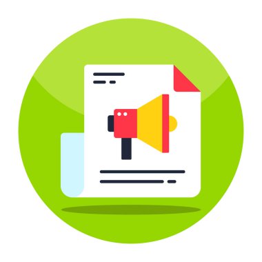 Vector design of content marketing 