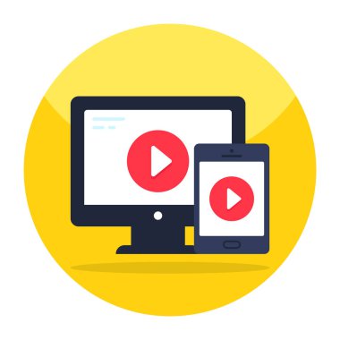 Yanıt tasarımı için trend vektör tasarımı 