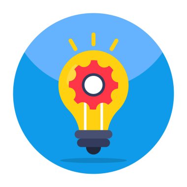An icon design of idea development 