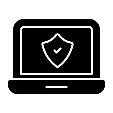 Sistem güvenliğinin premimium indirme simgesi