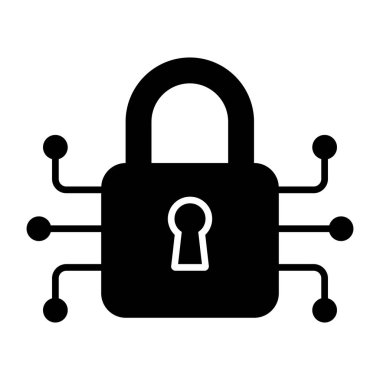 Dijital kilidin premium indirme simgesi