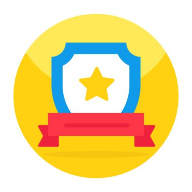 Kalkan rozetinin vektör tasarımı 