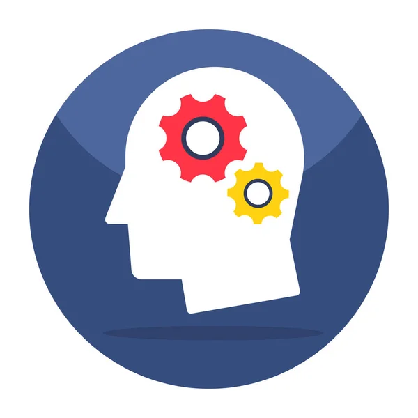 Creative Design Icon Brain Development — Stockvector