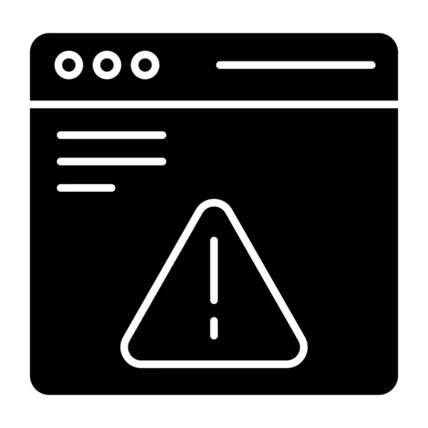 Premium Icono Descarga Error Web — Vector de stock