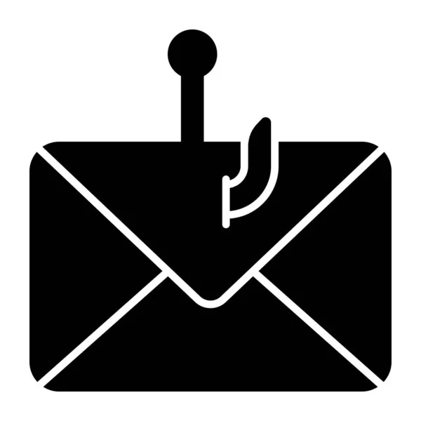 Einzigartige Design Ikone Des Mail Phishing — Stockvektor