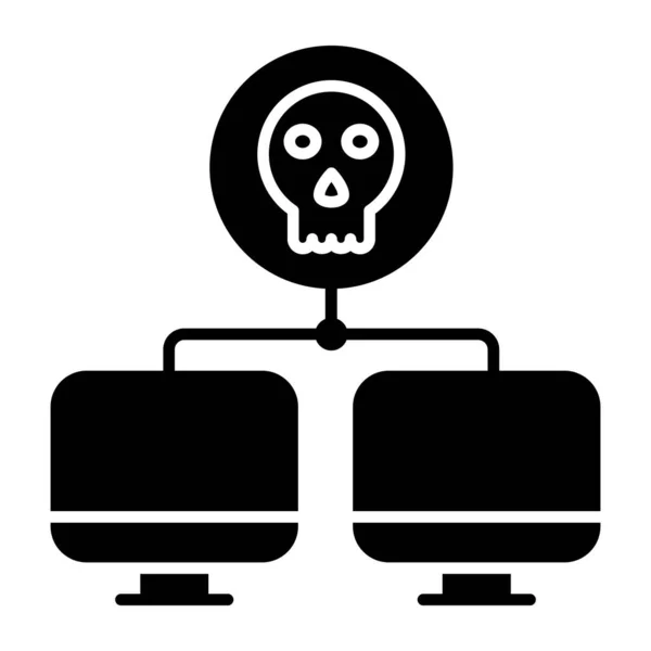 Diseño Icono Piratería Del Sistema — Archivo Imágenes Vectoriales