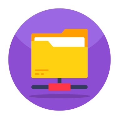 Ağ dizininin premimium indirme simgesi  