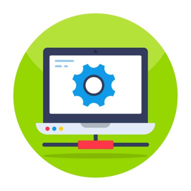 Sistem ayarlarının mükemmel tasarım simgesi