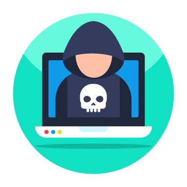 Hacker 'ın modern tasarım simgesi 