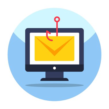 Posta hacklemenin vektör tasarımı