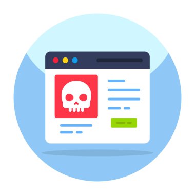 Web hack 'lemenin simge tasarımı 