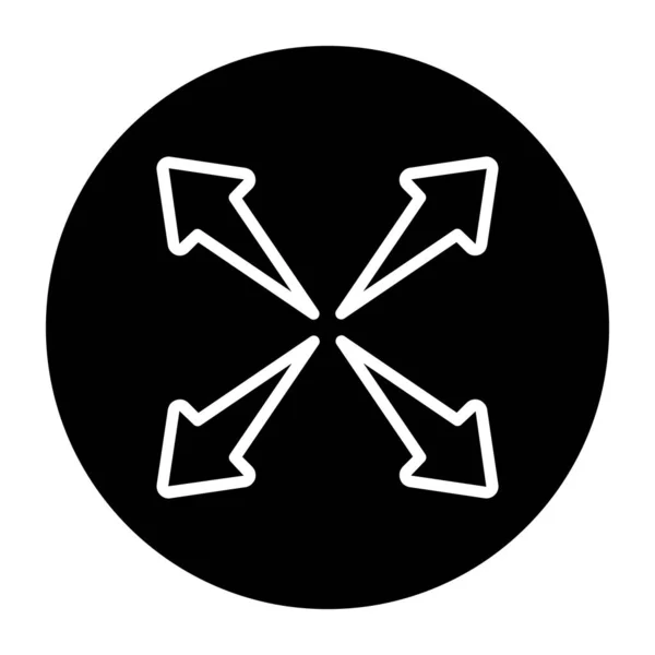 Ein Icon Design Von Pfeil — Stockvektor