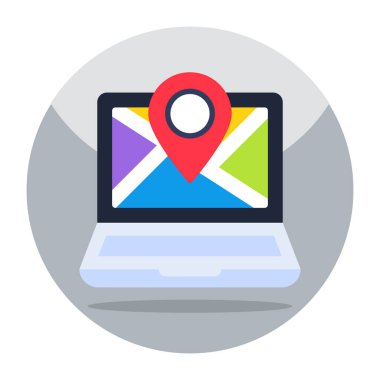 Çevrimiçi haritanın premimium indirme simgesi