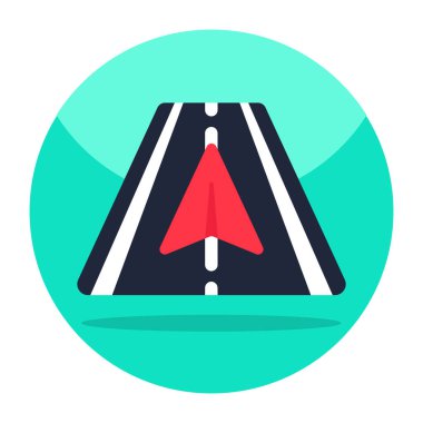 Navigasyon okunun düzenlenebilir tasarım simgesi 