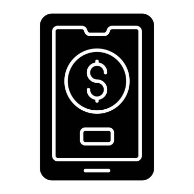 Akıllı telefonun içindeki dolar, mobil yatırımın simgesi